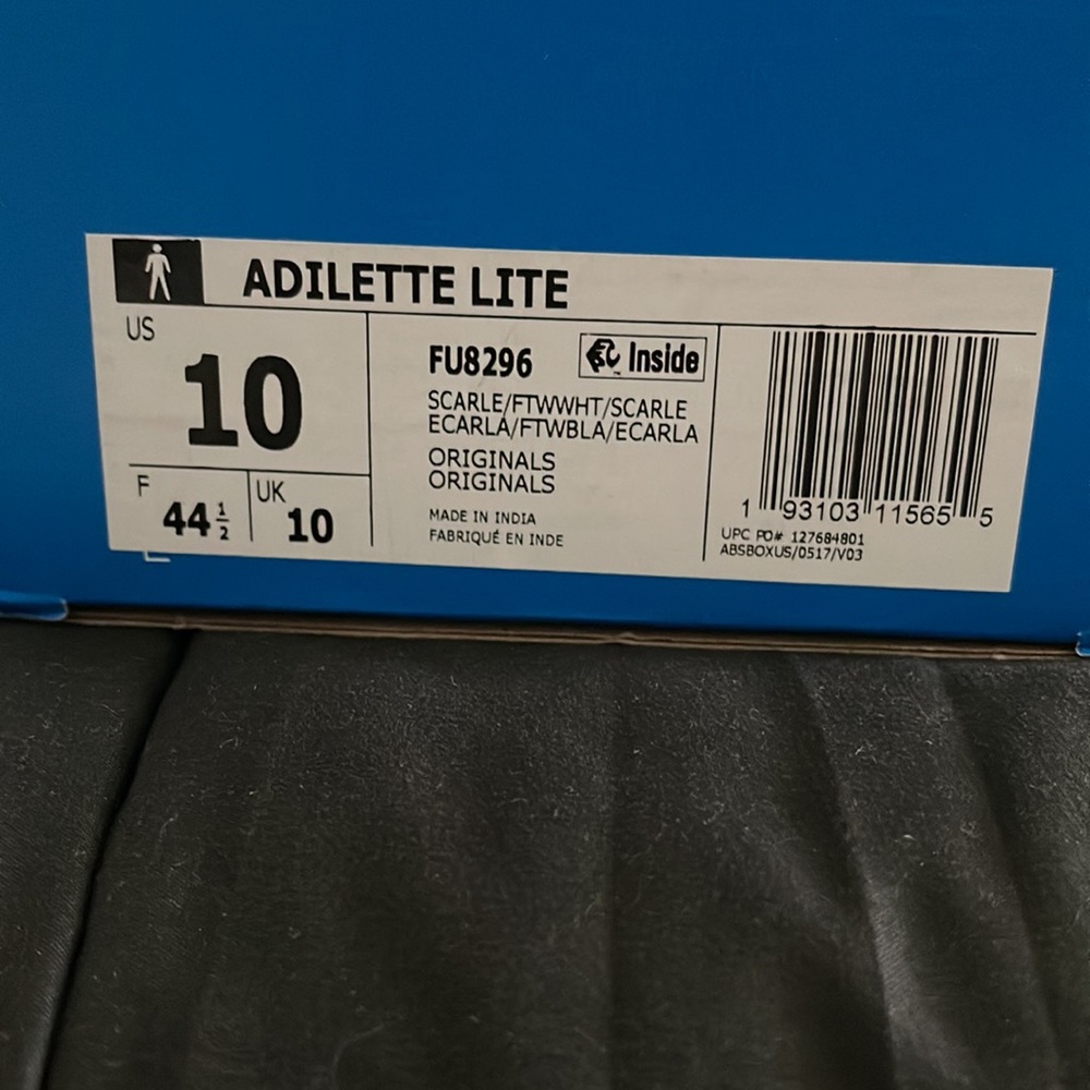 Adidas Men’s Adilette Lite Slides - Picture 7 of 7